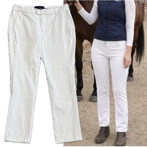 RLX Ralph Lauren White Stretch Jodhpur Riding Pants Womens Size 00 Equestrian